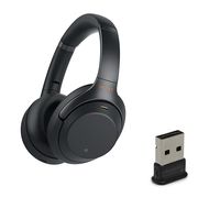 Sony WH1000XM3 Wireless Bluetooth Noise Canceling Over Ear Headphone Bundle with Plugable USB 2.0 Bluetooth Adapter - Black