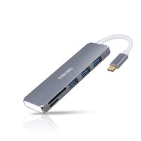 Towond USB C Hub, USB Type C Adapter with PD Power Delivery, 3 USB 3.0 Ports, SD/Micro SD Card Reader for MacBook Pro 2018/2017, Dell XPS 15 13, HP Spectre, Lenovo Yoga 720, Chromebook