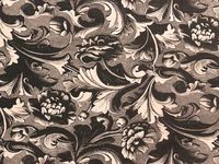 BLACK FLEUR DE LIS Tissue Paper240~20"x30" Sheets Tissue Prints (1 unit, 240 pack per unit.)