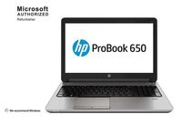 HP ProBook 650 G1 15.6 Inch Business Laptop PC, Intel Core i5 4300M up to 3.3GHz, 16 GB DDR3L, 256 GB SSD, WIFI, DVD, VGA, DP, Win 10 Pro 64 Bit-Multi-Language Supports English/Spanish/French(Renewed)