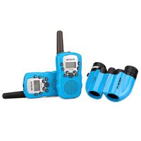 SVBONY SV26 8x21mm Kids Binoculars Compact Binoculars Foldable for Kids Bird Watching Educational Learning Outdoor Activities Birthday Festival with Kids Walkie Talkies 22 Channel FRS