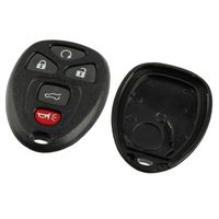 Key Fob Shell fits 2007-2015 Buick Cadillac Chevy GMC Saturn Keyless Entry Remote Case & Button Pad (15913415, OUC60270)