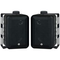 BIC AMERICA RTRV44-2 4"" RtR Series 3-Way Indoor/Outdoor Speakers (Black) electronic consumer