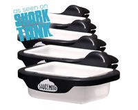 Saucemoto Dip Clip | An in-car sauce holder for ketchup and dipping sauces. As seen on Shark Tank (4 Pack, Black)