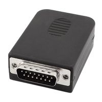 uxcell DB15 D-SUB VGA 15Pin Male Connector Terminal Breakout Board 2 Row