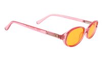 Light Blocking Glasses Amber(Orange) Tinted Lens Blocks 100% of Blue/UV Rays Kids,Pink