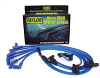 Taylor Cable 64628 Blue 8mm High Energy Spark Plug Custom Wire Set