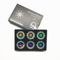 Tvoip Quantum Shield Sticker Mobile Phone Sticker for All Mobile Phones iPad iPod MacBook Computer Laptop Anti Radiation Protection from EMF Fusion Excel Anti-Radiation-Qty 6Pcs (Silver)