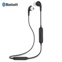 iLuv Bubble Gum 3 Air, in-Ear Wireless Bluetooth Stereo Earphones with Noise Isolation, Ergonomic Angled Ear Tip, Hands-Free, Sweatproof, Voice Command, and Soft Touch Rubber-Coating (Black)