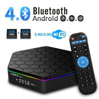 T95Z Plus Android TV Box 3GB RAM 32GB ROM, Android 7.1 TV Box Amlogic S912 Octa Core Dual 2.4/5.0 GHz WiFi Support 1000M LAN Ethernet 64Bit H.265 Bluetooth 4.0 UHD 4K HD TV Box