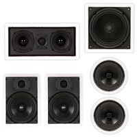 Theater Solutions TSCST85 Flush Mount 5.1 Speaker Set in Wall and Ceiling