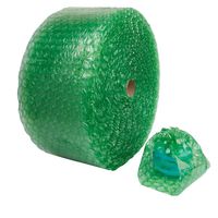 Office Depot Bubble Roll, 1/2in. Thick, 30% Recycled, Green, 12in. x 125ft, 36034-OD