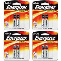 8 Count Energizer Max AAA Batteries - 4 Pack of 2 AAA2 Total of 8 Batteries, The Perfect Choice of Power for All AAA Battery Operated Devices