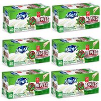 Mint-X MX2427W40DS Rodent Repellent Trash Bags, Drawstring, 13-Gal. - Quantity 6