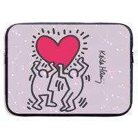 EYFlife Portable Laptop Sleeve 13 Inch 15 Inch Water-Resistant Computer Case - Keith Haring
