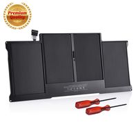 A1405 A1369 Laptop Battery for Apple MacBook Air 13 Inch A1466(Mid 2012 2013 Early 2014 Early 2015) A1369(Late 2010 Mid 2011),Fits A1377 A1405 A1496 661-5731 MC503 MC504 020-7379-A[Li-Polymer 55Wh]