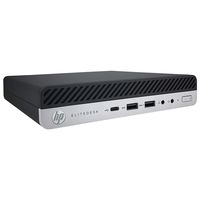 HP EliteDesk 800 G3 Mini Desktop, Intel Core i5 7500T, 8GB RAM, 500GB HDD, Windows 10 Pro (2RN92US#ABA)