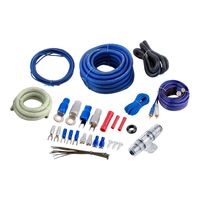 Bullz Audio (EPAK4BL) Economy Blue 4-Gauge Power Amplifier Kit