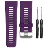 Band for Garmin Vivoactive HR Watch, Soft Silicone Wristband Replacement Watch Band for Garmin Vivoactive HR (purple)