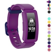 Watbro Compatible with Fitbit Ace 2 Bands for Kids 6+, Soft Silicone Bracelet Accessories Watch Band Repalcement Strap, Colorful Sport Wristbands for Fitbit Ace 2/ Inspire HR for Boys Girls