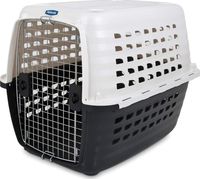 Petmate 41035 Compass Fashion Kennel Cat and Dog Kennel, 50-70 lb., Pearl White/Black