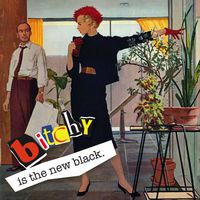 Cocktail Size Paper Napkin,Bitchy