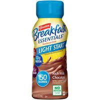Carnation Breakfast Essentials Light Start Ready-to-Drink, Rich Milk Chocolate, 8 Ounce Bottle (Pack of 24) (Packaging May Vary)