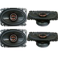 4 x Infinity REF 6422cfx 4x6 inch 2-Way Car Audio Coaxial Speakers 4" x 6" 6422cfx