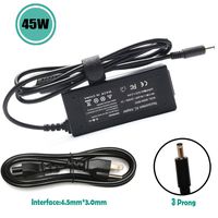 45W AC Adapter Charger LA45NM140 Replacement for DELL Inspiron 13 7000 Series Inspiron 7352 7359 7368 7370 7375 7378 7386 7390 5368 15 5551 5552 5555 5558 5559 7568 Power Supply Cord Plug