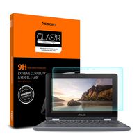 Spigen Tempered Glass Screen Protector Designed for Asus Chromebook C213SA-YS02-S with Stylus EMR Pen 11.6inch (1PACK)