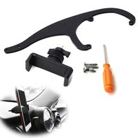 iJDMTOY Behind Tachometer Bolt-On Mount Cell Phone GPS Black Holder Compatible With MINI Cooper R60 Countryman or R61 Paceman