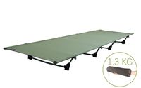 DESERT WALKER Camping Cots, Outdoor Bed Ultra Lightweight Bed Portable cot Free Storage Bag Included,2.8 Pounds (Army Green)
