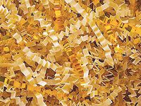 French Vanilla & Gold Crinkle Cut 8 oz Bag ~ Spring-fillÂ Shred (Ten 8 oz. Packs) - WRAPS-ZF08FVG