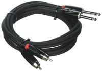 Roland 5ft Interconnect Cable, Dual RCA-1/4", Black series (RCC-5-2R28)