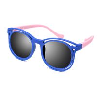 YAMAZI Kids Polarized Sunglasses Sports Fashion For Boys Girls Toddler Baby And Children (Blue&Pink, Gray)