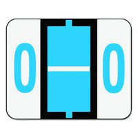 Smead BCCR Bar-Style Alphabetic Color-Coded Labels, Letter O, Blue/White Bar, 500 Labels per Roll (67085)