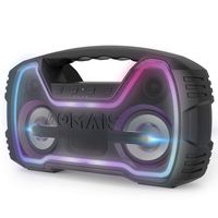 AOMAIS 25W Bluetooth Speakers with HD Stereo Sound & Deep Bass, Portable Outdoor Wireless Stereo Pairing Speaker, IPX7 Waterproof, Built-in Mic, 100ft Bluetooth Range for Party, Camping, Murk