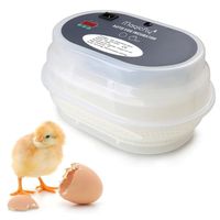 Magicfly Digital Mini Fully Automatic Egg Incubator 9-12 Eggs Poultry Hatcher for Chickens Ducks Goose Birds