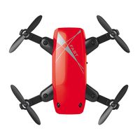 Clearance ! RC Helicopter- Vanvler { Foldable Drone } Pocket Quadcopter Mini Aircraft (Red)