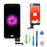 FFtopu Compatible with iPhone 7 Plus Screen Replacement Black（5.5''）, LCD Display & Touch Screen Digitizer Frame Assembly Set with 3D Touch Free Repair Tools