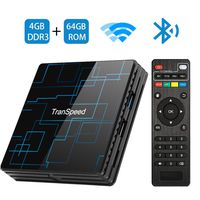 Android TV Box 9.0 4GB RAM 64GB ROM Smart TV Box RK3318 USB 3.0 Ultra HD 4K HDR Dual Band WiFi 2.4GHz 5.8GHz BT 4.1 Set Top Box Streaming Media Player