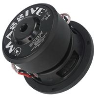 Car Subwoofer by Massive Audio GTX64 - Woofer with Amazing Sound for Truck, Cars, Jeep - 6 Inch Car Audio 500 Watt GTX Series Dual 4 Ohm, 1.5 Inch Voice Coil. Sold Individually