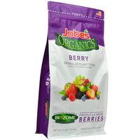 Jobe's Organics 09727 Berry Granular Plant Food, 4 lb, Brown