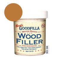 Water-Based Wood & Grain Filler - Red Oak - 8 oz by Goodfilla | Replace Every Filler & Putty | Repairs, Finishes & Patches | Paintable, Stainable, Sandable & Quick Drying
