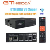 GTMEDIA V9 Super Satellite Receiver DVB-S2 Full HD 1080P Support H.265 PowerVu DRE & Biss Key Built-in WiFi