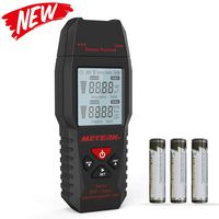 EMF Meter Meterk Electric Field and Magnetic Field Radiation Handheld Mini Digital LCD Temperature EMF Detector Dosimeter Tester