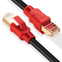 Cat8 Ethernet Cable 65ft, Hftywy Ethernet Cable Cat 8 Network Patch Cable 40Gbps 2000Mhz SSTP LAN Wires Cat 8 Ethernet High Speed Internet Cable Cord for Router, Modem, Gaming PS4, Xbox