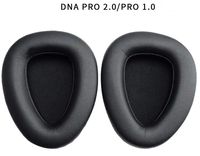 Justfitgear Replacement Protein Leather Ear Pads for Monster DNA 2.0 Headphone Headset Earphone (Black)