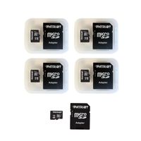 Patriot LX Series 16GB Micro SDHC - Class 10 UHS-I - 5 Pack (PSF16GMCSDHC5PK)