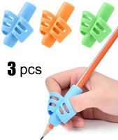 Pencil Grips - JuneLsy Pencil Grips for Kids Handwriting Pencil Grip Posture Correction Training Writing AIDS for Kids Toddler Preschoolers Students Children Special Needs (3 PCS)